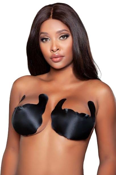 2179 Petals Breast Lift Black Undergarment
