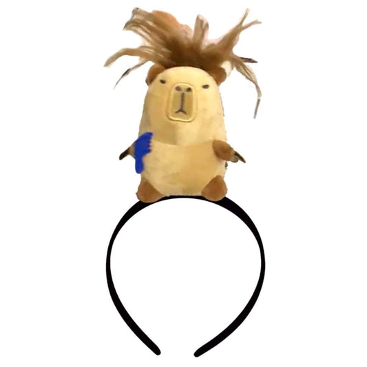 BEIYINAI Funny Animal Headbands Cute Capybara Hairband Hair Pulling Funny Hairbands for Girls Kids Cosplay Party