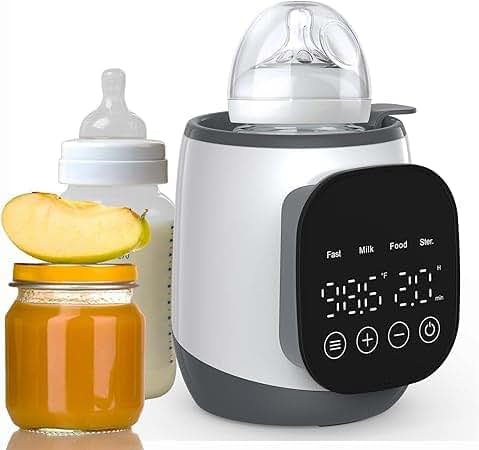 Aprafie 7-in-1 Fast Baby Bottle Heater with Constant Temperature Control