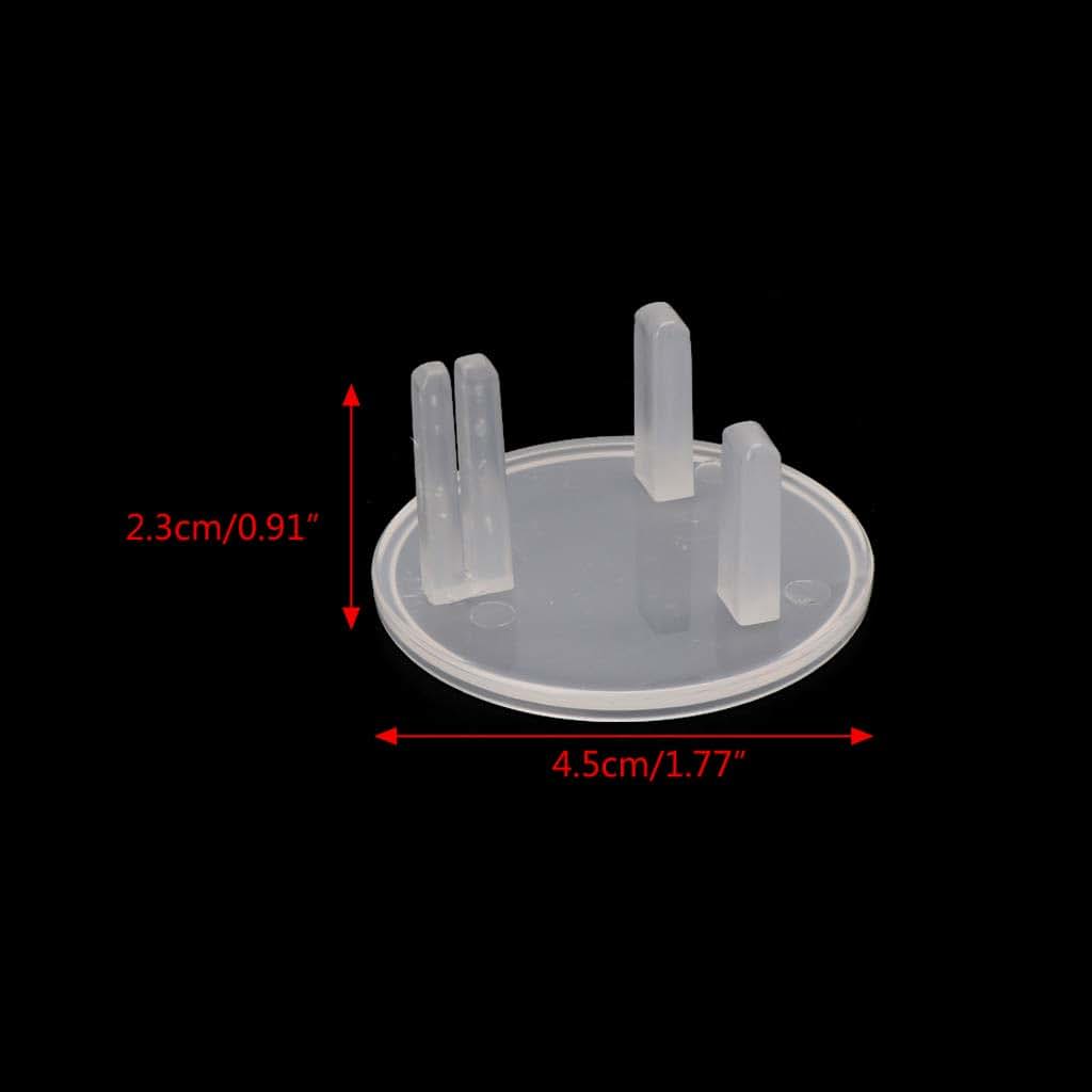Angwang Safety Plug Protector 10-Piece Set For UK Sockets (photo 4)
