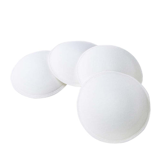 Caralin 4-Piece Contoured Breast Pads In Cotton
