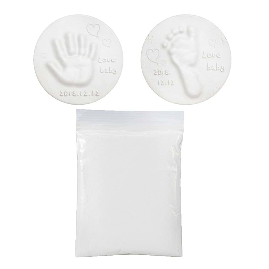 Kassdddf Air Drying Soft Clay for Handprint and Footprint Casting