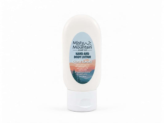 Misty Mountain Soap Co. Cherry Almond Hand and Body Lotion 2 oz.