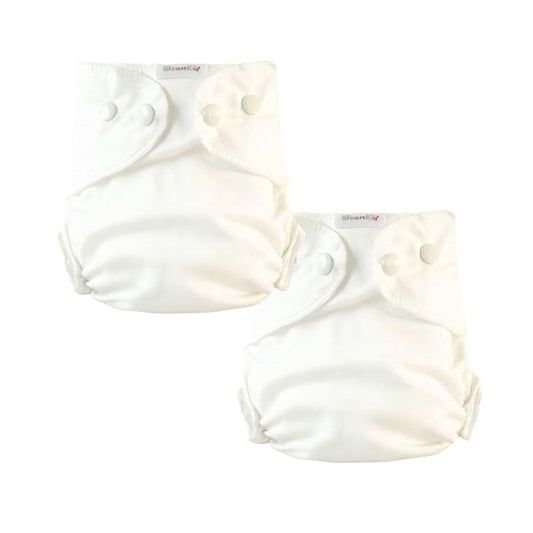 BISENKID Organic Cotton Cloth Diaper Inner - Super Absorbent and Comfy, Used with Waterproof Cloth Diaper Cover Which