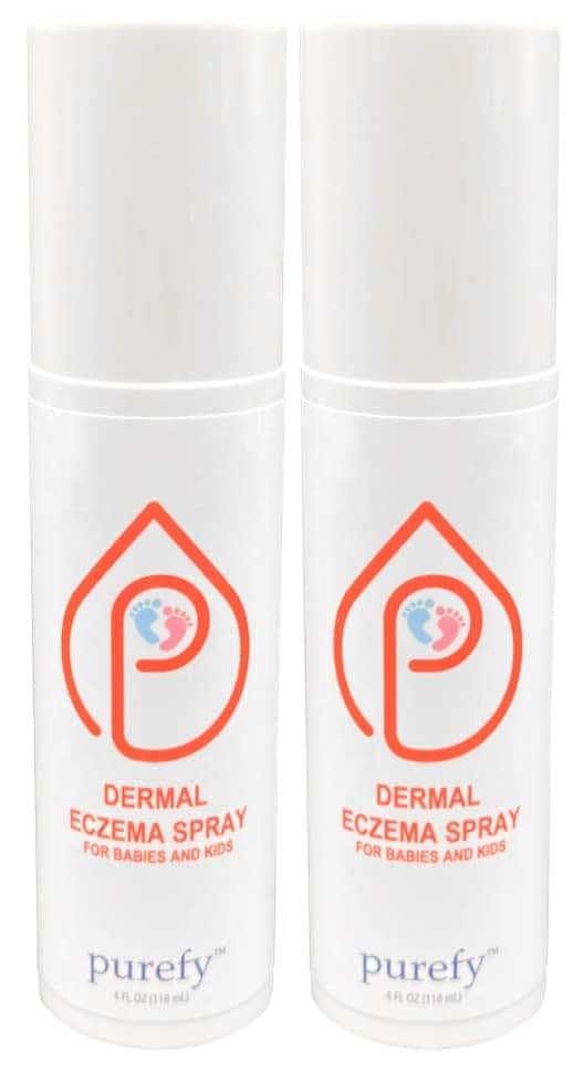 PUREFY Baby Dermal Eczema Spray 4oz 2 Pack