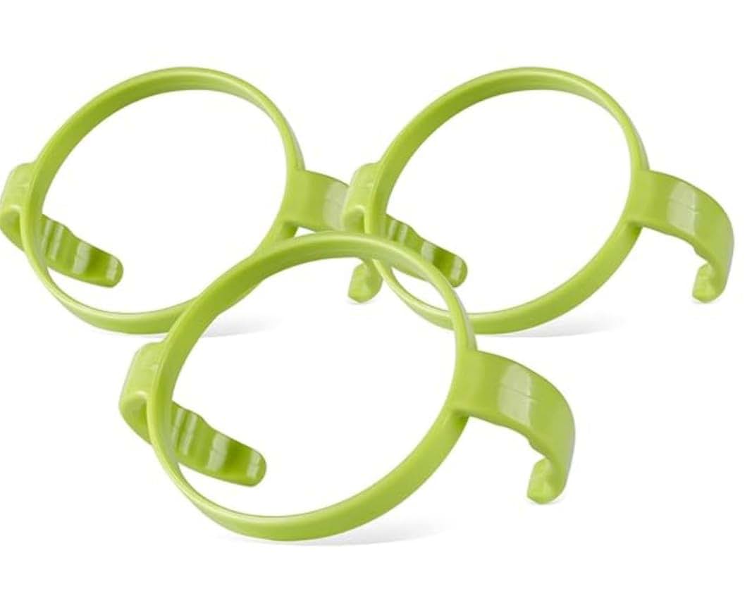 KFZJQSLW Compatible Baby Bottle Handle for Comotomo Bottles 8 oz & 5 oz, 3 Count, Green