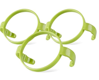 KFZJQSLW Compatible Baby Bottle Handle for Comotomo Bottles 8 oz & 5 oz, 3 Count, Green