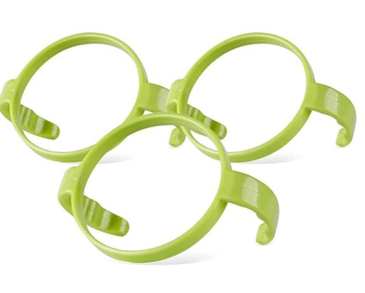 KFZJQSLW Compatible Baby Bottle Handle for Comotomo Bottles 8 oz & 5 oz, 3 Count, Green