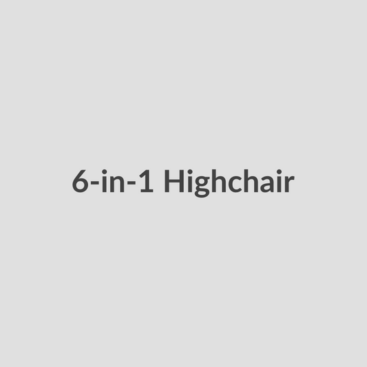 6-in-1 convertible highchair for newborn to youth
