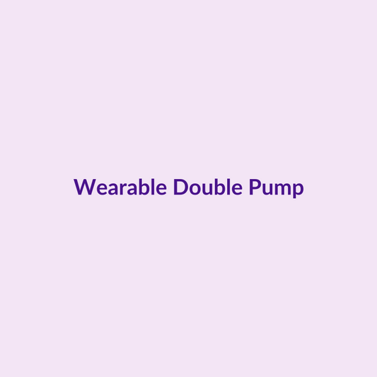 Wearable double cup breast pump with remote