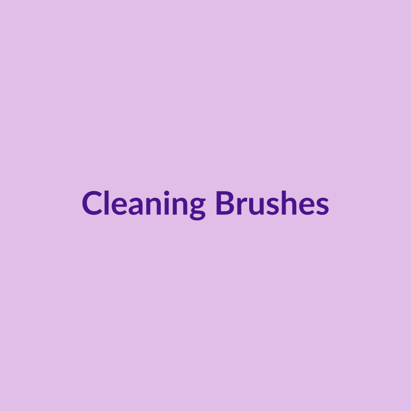 Pump parts cleaning brush set