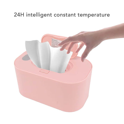 Gsycle Wipe Warmer And Dispenser In Pink, USB Powered (photo 3)
