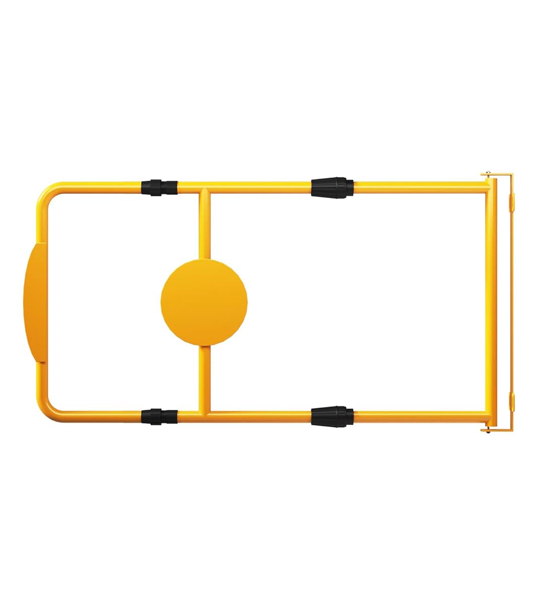 Ibstindus Adjustable Swing Safety Gate, 24-40 Inch Steel Manual-Closing Gate