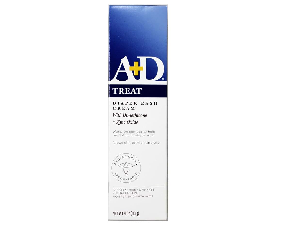 Bayer Consumer A+D Diaper Rash Cream, Zinc Oxide, 4 Ounces each (Value Pack of 2) (photo 2)