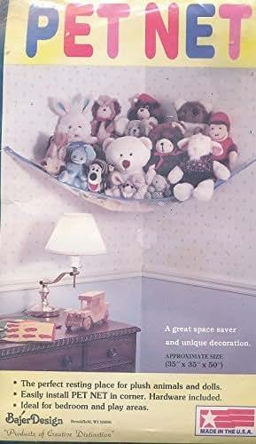 Bajer Designs Extra Large Wall Mounted Toy Storage Net