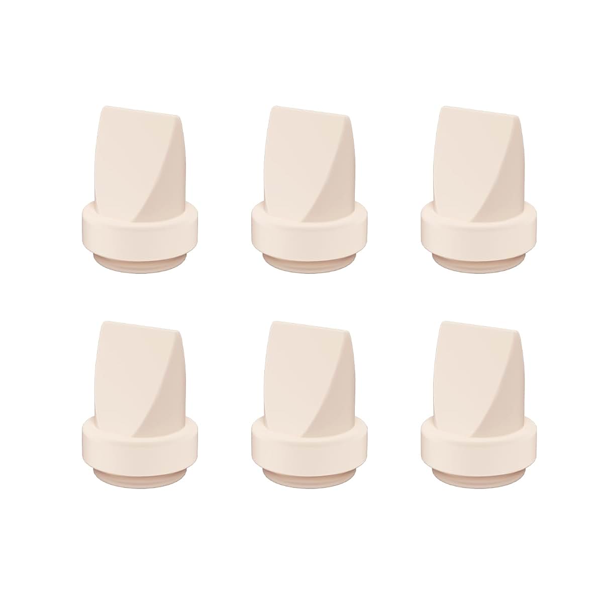Wevedk Duckbill Valves and Diaphragms for Eufy Wearable Breast Pumps, 6 Pieces