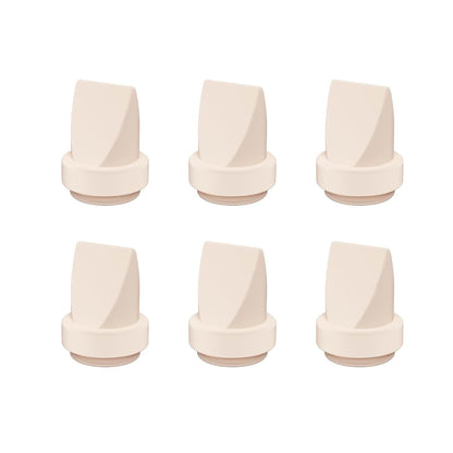 Wevedk Duckbill Valves and Diaphragms for Eufy Wearable Breast Pumps, 6 Pieces