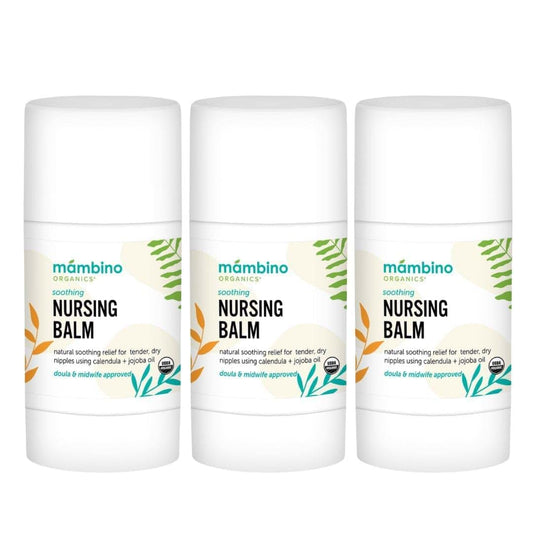 Mambino Organics Calendula Nursing Balm, 3 Pack