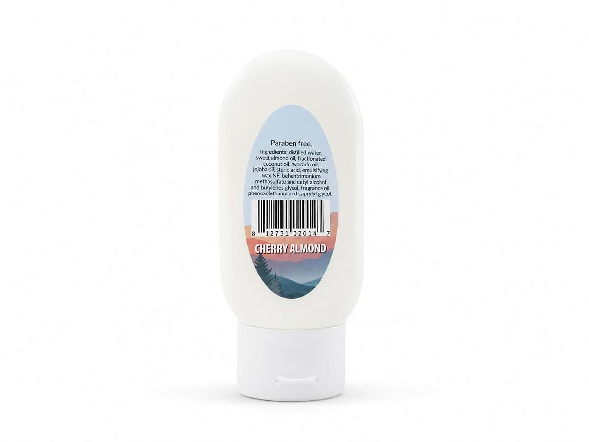 Misty Mountain Soap Co. Cherry Almond Hand and Body Lotion 2 oz. (photo 2)
