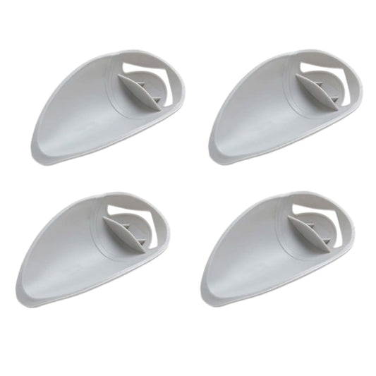 Zhwyuu 4Pcs Faucet Extender for Toddlers - Sink Extender for Kids Hand Washing, Bathroom Sink Spout Wash Helper for
