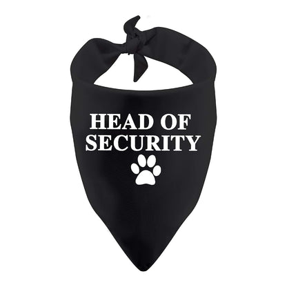 Head of Security Dog Bandana Pregnancy Announcement