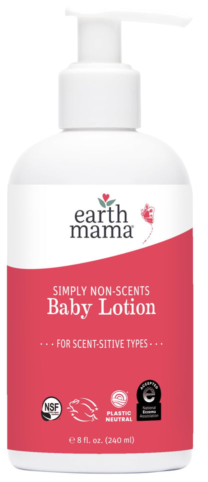 Earth Mama Simply Non-Scents Baby Lotion 8oz