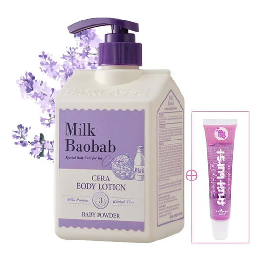 MILK BAOBAB CERA Body Lotion Baby Powder Scented Lotion 600m l/ 20.3 Fl Oz