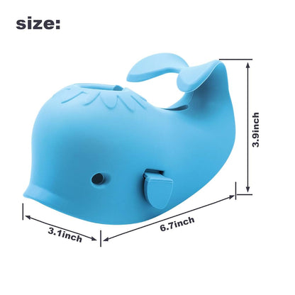 BabyOneStop Whale Bathtub Faucet Cover, Soft Silicone Spout Guard