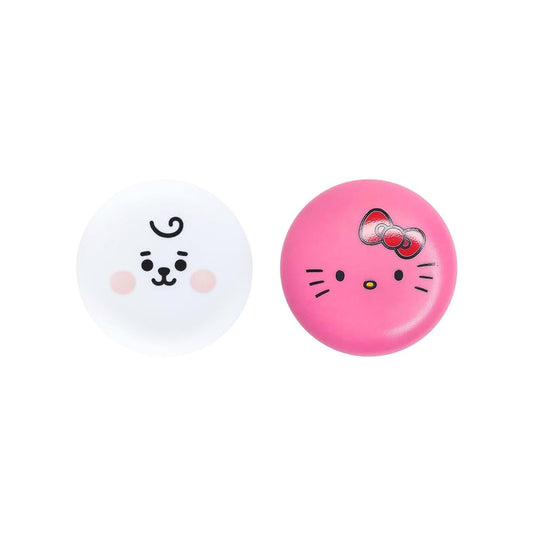 The Creme Shop X Hello Kitty X BT21 Macaron Lip Balm Duo With Shea Butter And Vitamin E