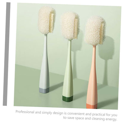 WOFASHPURET 3-Pack Reusable Long Handle Bottle Brush Set