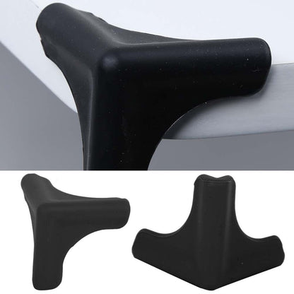 01 Safety Corner Guards, Removable Silicone 4PCS Edge Protectors, for Furniture(Range Hood Anti-Collision Angle-Black) (photo 2)