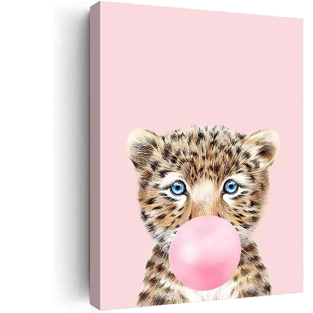 STRRAW Cheetah Animal Theme Nursery Decor Baby Girls Nursery Room Art,Woodland Nursery Decor for Boys - Animal Pictures