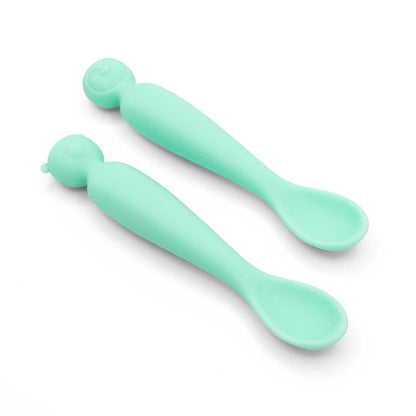 321 Grow Easy Learn Baby Spoon Set (Sea Foam)