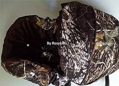 Rosy Kids Infant Car Seat Canopy Cover 3-Piece Kit In Camouflage Print (photo 4)
