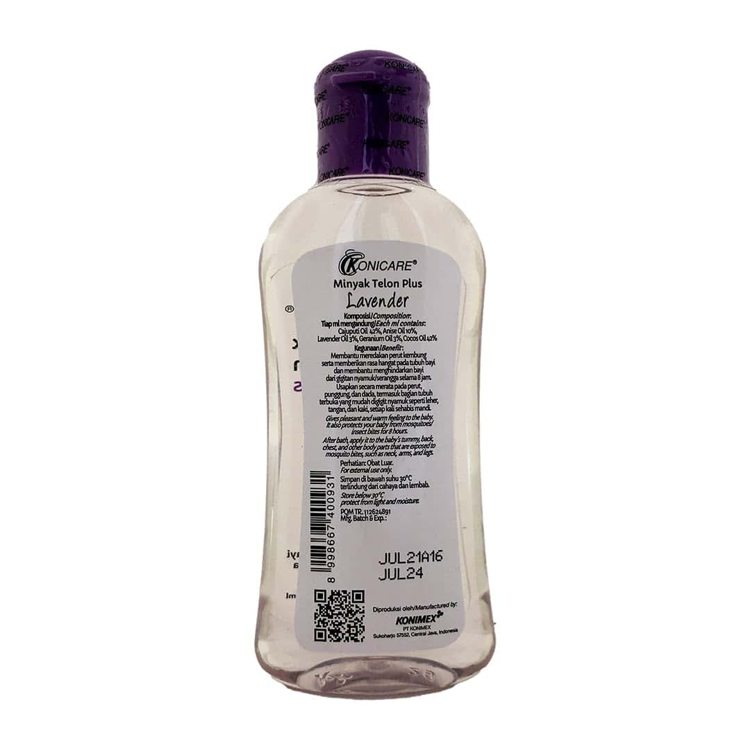 Konicare Minyak Telon Oil Plus, 60 Ml