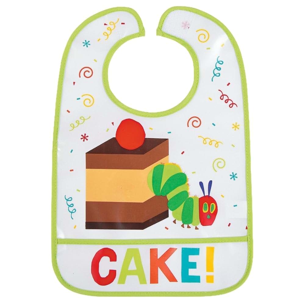 Fun Express Very Hungry Caterpillar BIB, Multi-Color, 1 Piece