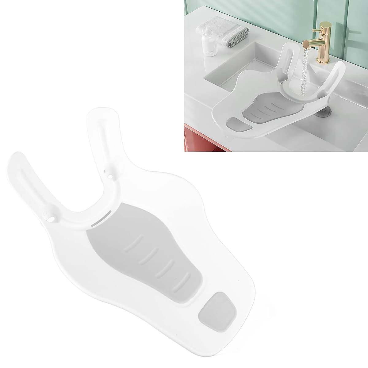 Sorandy Foldable Baby Bather For Bathroom Sinks - Grey (photo 3)