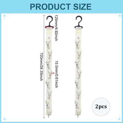 Plush Doll Display Straps - Corner Wall Hanging Storage Organizer