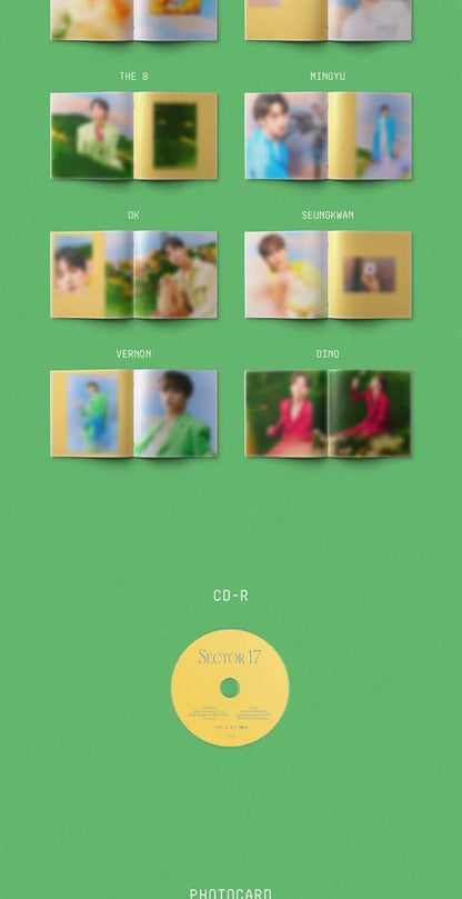 Seventeen Sector 17 Fourth Album Repackage Compact Random Version CD Set