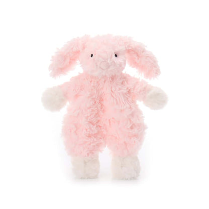 Apricot Lamb Pink Flower Bunny Rabbit Security Blanket Soft Loveys For Babies, 10 Inches For Infant And Toddlers