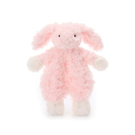Apricot Lamb Pink Flower Bunny Rabbit Security Blanket Soft Loveys For Babies, 10 Inches For Infant And Toddlers