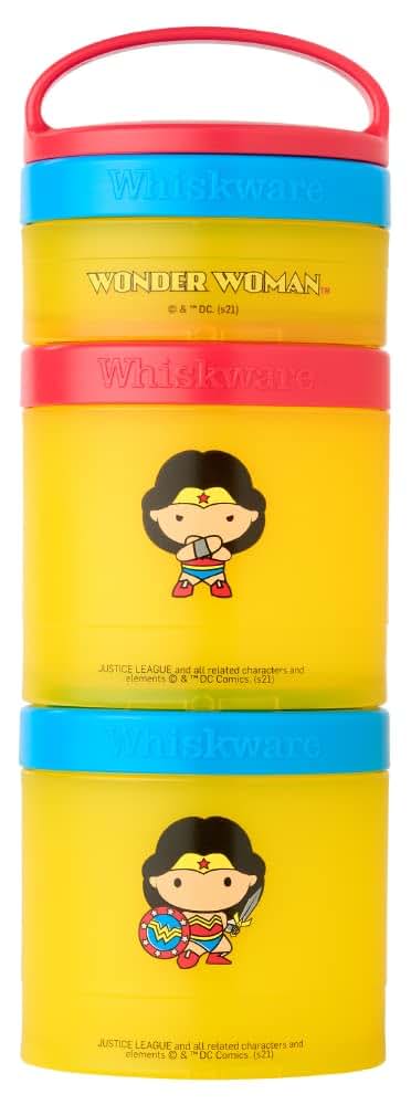 BlenderBottle Wonder Woman Snack Containers, 3 Cups