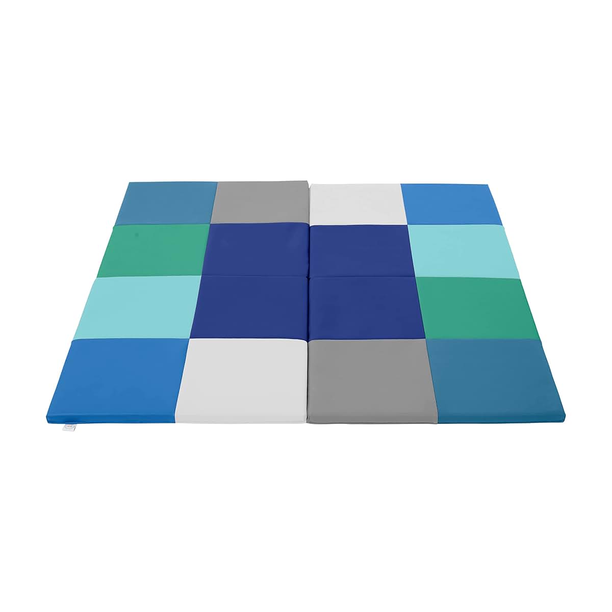 ECR4Kids Folding Activity Play Mat, Contemporary Square