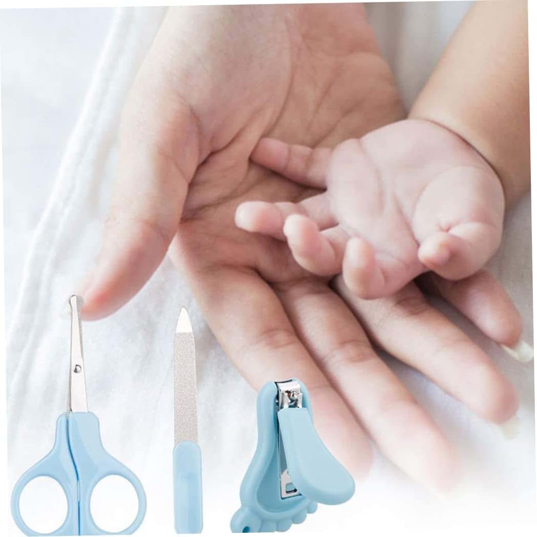 Pineeseatile Baby Grooming Kit, Baby Healthcare and Grooming Kit Nasal Aspirator Nail Clipper Hairbrush Set Newborn (photo 4)