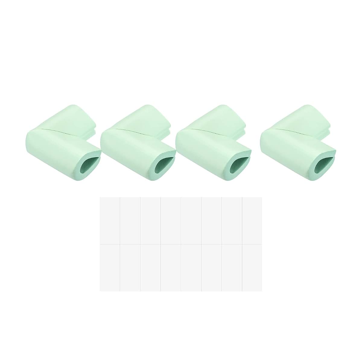 uxcell Corner Guards Edge Protectors, 12-Pack, Foam, Light Green
