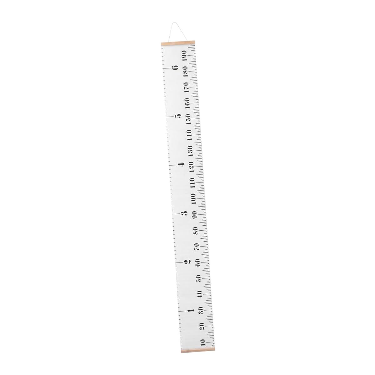 Measurement Chart Hanging Growth Ruler For Nursery Wall Decor White