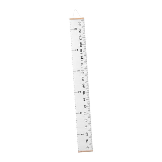 Measurement Chart Hanging Growth Ruler For Nursery Wall Decor White
