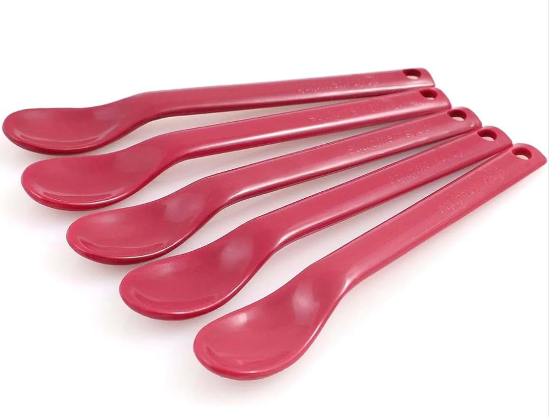 Shop Equipment Maroon Spoons - Small (photo 3)