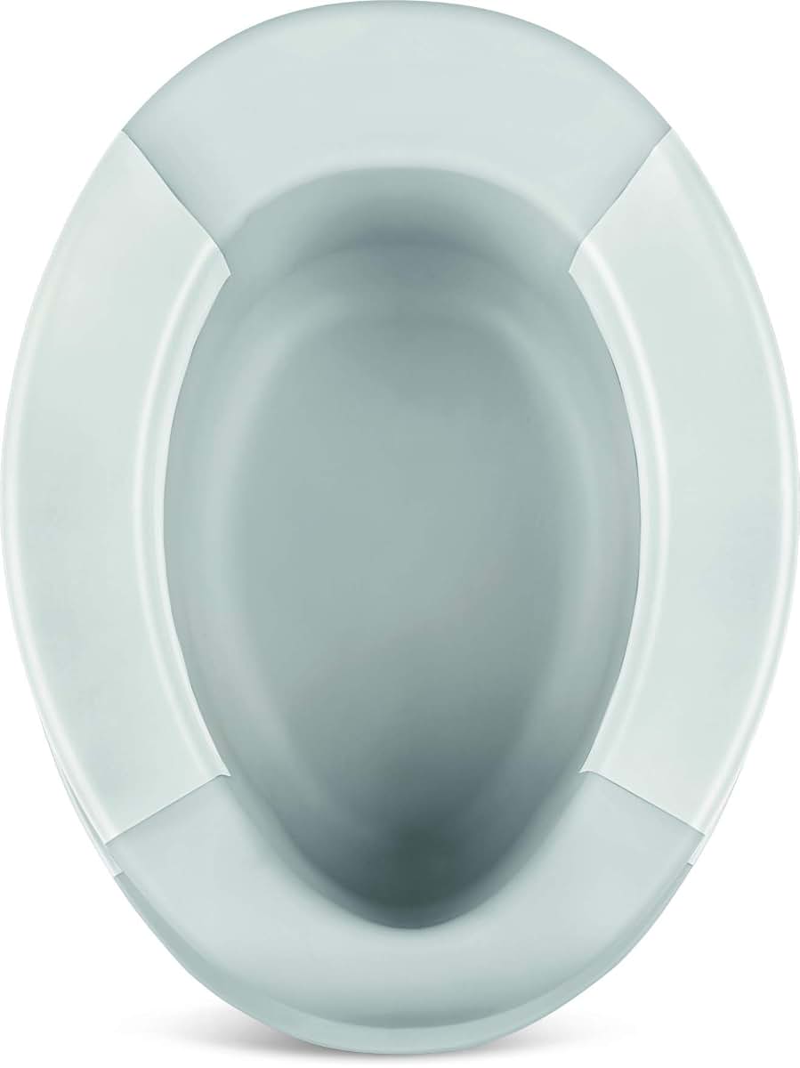 Buubla Foldable Potty Chair in White and Light Gray for Home and Travel (photo 3)
