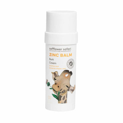 Safflower Safari Baby Zinc Balm Stick - 3 Ounce Butt Cream
